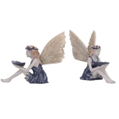 Sale Trädgård Solros Fairy Statue Mytisk Fairy Staty Vacker ängelskulptur dekorativ figur Havedekorationer