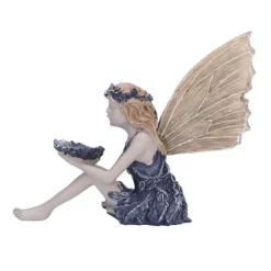 Sale Trädgård Solros Fairy Statue Mytisk Fairy Staty Vacker ängelskulptur dekorativ figur Havedekorationer