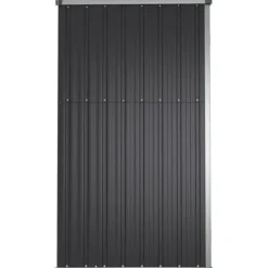 Online Trädgårdsskjul av galvaniserat stål för förvaring | Färg: Antracit | Storlek: 161x89x161 cm Skure, Garager & Carports