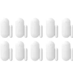 New Trådløs Dørsensor, 433MHz Kommunikation, Nem Installation,10PCS Sensorer Til Sikkerhedssystemer