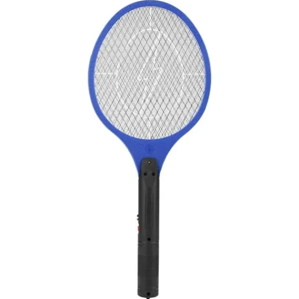 Trådløs Genopladelig Elektrisk Fly Myggesmækker Bug Zapper Racket Insektdræber Blå Fluesmækkere