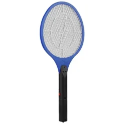 Trådløs Genopladelig Elektrisk Fly Myggesmækker Bug Zapper Racket Insektdræber Blå Fluesmækkere