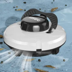Online Trådløs robot poolrenser, dobbeltmotorer, selvparkering,Som billede Pool- & Spatilbehør