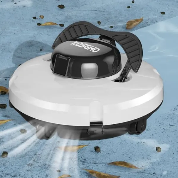 Online Trådløs robot poolrenser, dobbeltmotorer, selvparkering,Som billede Pool- & Spatilbehør