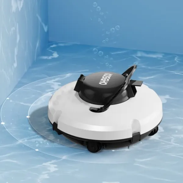 Online Trådløs robot poolrenser, dobbeltmotorer, selvparkering,Som billede Pool- & Spatilbehør