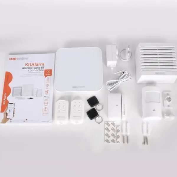 Hjemmealarmsystemer^Trådlöst larm anslutet Wi-Fi och GSM 4G - KitAlarm - SCS SENTINEL