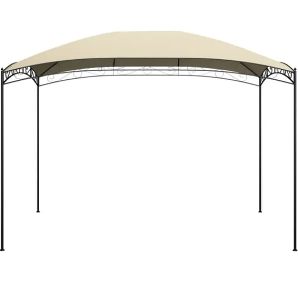 Discount Trendy pavillon 3x4 m - Solid stålkonstruktion | Farve: Creme | Størrelse: 3x4x2,65 m Telte & Lysthuse