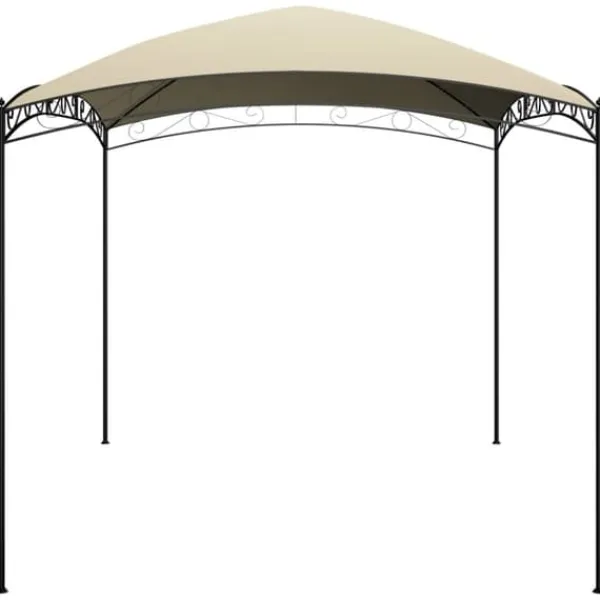 Discount Trendy pavillon 3x4 m - Solid stålkonstruktion | Farve: Creme | Størrelse: 3x4x2,65 m Telte & Lysthuse