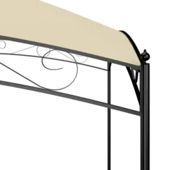 Discount Trendy pavillon 3x4 m - Solid stålkonstruktion | Farve: Creme | Størrelse: 3x4x2,65 m Telte & Lysthuse