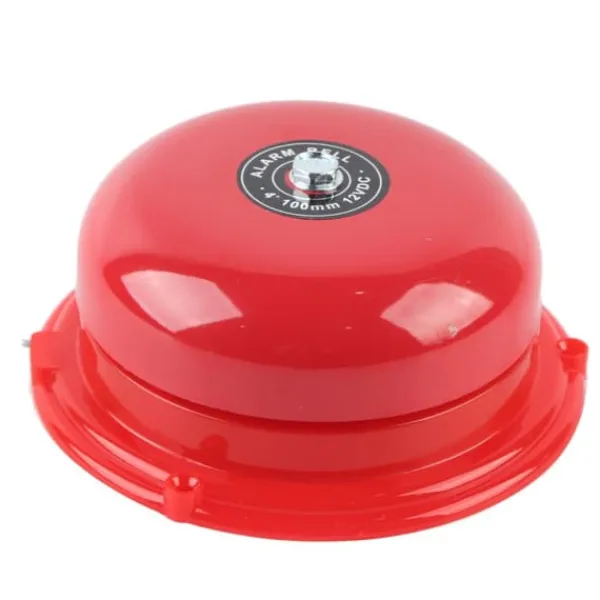 Brandalarm^4-trins metal brandkontrol intern slagtype elektrisk klokke 100db (12V)