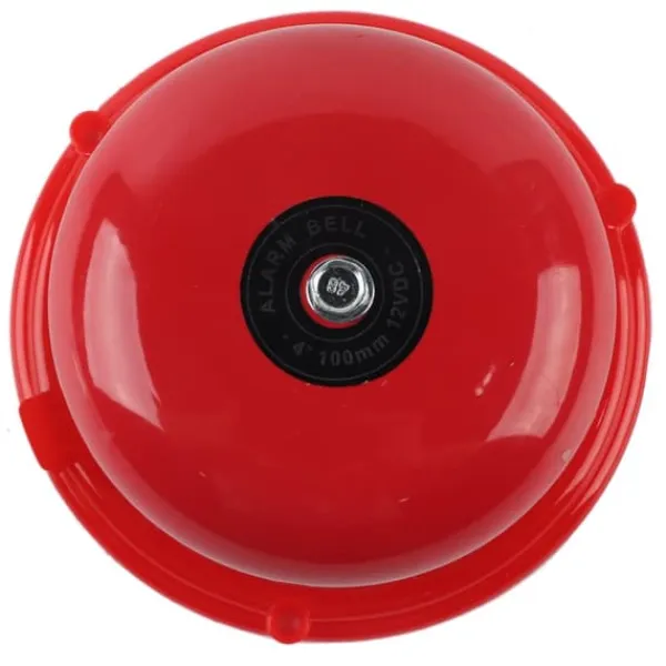 Brandalarm^4-trins metal brandkontrol intern slagtype elektrisk klokke 100db (12V)
