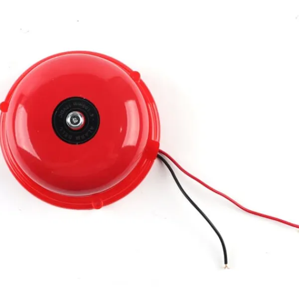 Brandalarm^4-trins metal brandkontrol intern slagtype elektrisk klokke 100db (12V)