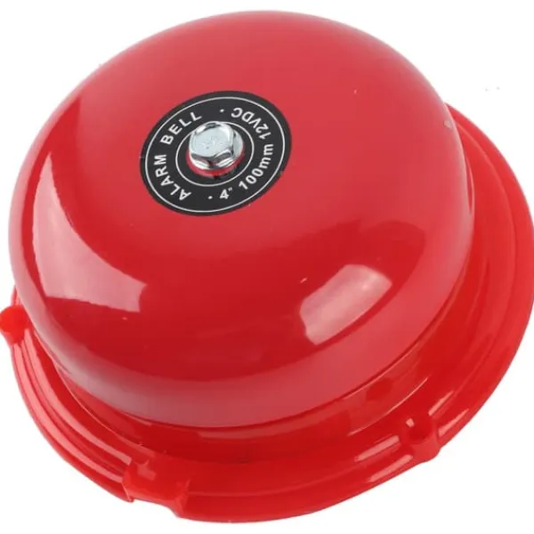 Brandalarm^4-trins metal brandkontrol intern slagtype elektrisk klokke 100db (12V)