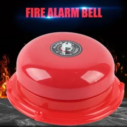 Brandalarm^4-trins metal brandkontrol intern slagtype elektrisk klokke 100db (12V)