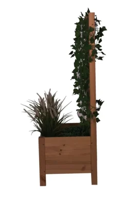 Discount Træplantekrukke med pergola RD-DNC /120x40x40cm/ Brun Krukker & Plantebeholdere