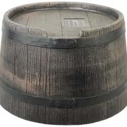 Clearance Tunnformad vattenuppsamlarbas - NATURE - 50 liter - Brun rotationsgjuten PE Regntønder