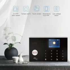 Hjemmealarmsystemer^Tuya Wireless WiFi+GSM Alarmsystem