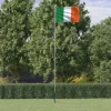 Discount Tysk flag med teleskopisk flagstang - 6,23 m aluminium | Farve: Sort, Rød, Gul Flag & Vindposer