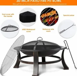 New Udendørs bålpladser, BBQ grill, madlavningsoverflade Pejse