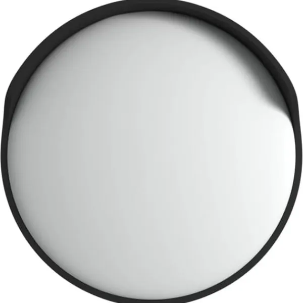 Clearance Udendørs konveks trafikspejl Ø45 cm polycarbonat sort - Trafikspejl - Trafikspejle - Home & Living Sikkerhedsspejle