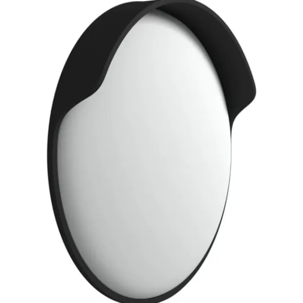 Clearance Udendørs konveks trafikspejl Ø45 cm polycarbonat sort - Trafikspejl - Trafikspejle - Home & Living Sikkerhedsspejle