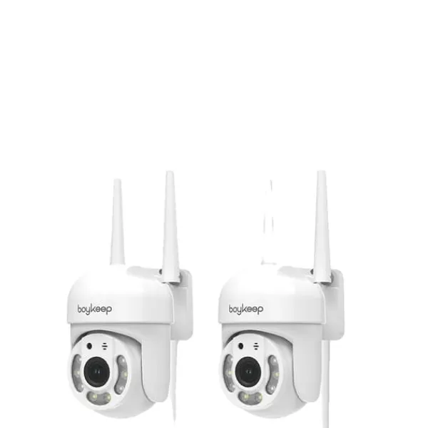Sikkerhedsmonitorer & Videokameraer^Udendørs sikkerhedskamera, 3MP opløsning, farve nattevision,K20-2