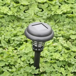 Insektmiddel & Dyreafvisende Middel^Udendørs Solar Mosquito Killer Lampe Elektrisk Bug Zapper Vandtæt Insektfælde Anti Myg Lys Haveplæne Myggefælde