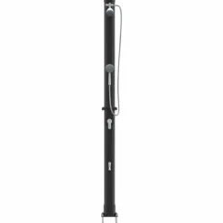 Spa & Udendørsbad^Udendørs solbruser i sort PVC og aluminium - Stilfuld og funktionel | Højde: 217 cm
