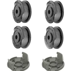 New Udskiftningsspole- og dækselsæt til Bosch Easy GrassCut 4-Pack Havemaskiner