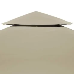 Telte & Lysthuse^Udskiftningstag til havepavillon 3x4 m - Vandafvisende | Farve: Beige | Vægt: 310 g/m²