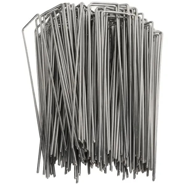 Haveduge^U-formede havepæle i galvaniseret stål - 100 stk. - 3 mm tykkelse