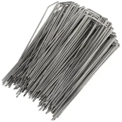 Haveduge^U-formede havepæle i galvaniseret stål - 100 stk. - 3 mm tykkelse