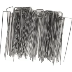 Haveduge^U-formede havepæle i galvaniseret stål - 100 stk. - 3 mm tykkelse