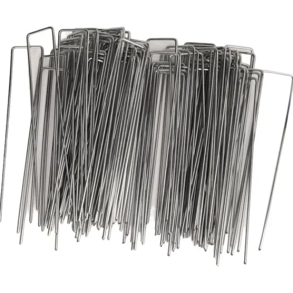 Haveduge^U-formede havepæle i galvaniseret stål - 100 stk. - 3 mm tykkelse