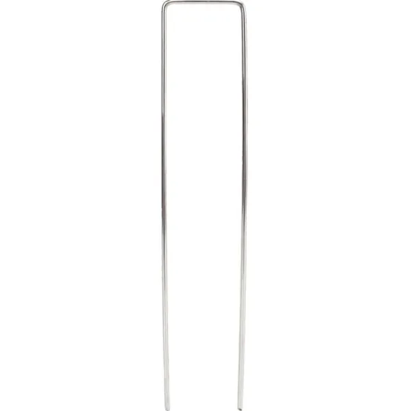 Haveduge^U-formede havepæle i galvaniseret stål - 100 stk. - 3 mm tykkelse