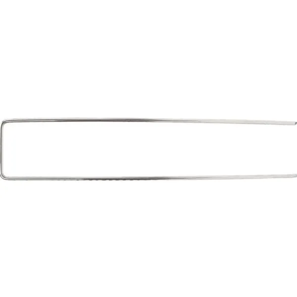 Haveduge^U-formede havepæle i galvaniseret stål - 100 stk. - 3 mm tykkelse