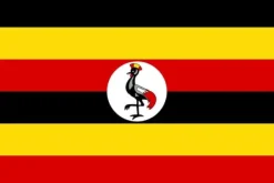 Flag & Vindposer^Ugandas flag
