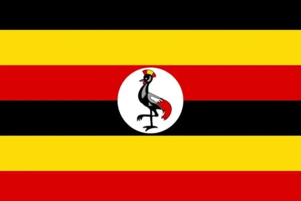 Flag & Vindposer^Ugandas flag