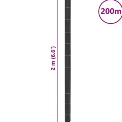 New Ukrudtsdug 2x200 m - Slidstærk PP | Farve: Sort | Størrelse: 200 m x 2 m Haveduge