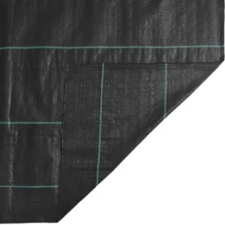 Haveduge^Ukrudtsdug 4x5 m - Slidstærk PP, UV-stabiliseret | Farve: Sort