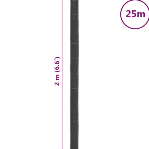 Ukrudtsdug 2x25 m - Slidstærk og UV-stabiliseret | Farve: Sort Haveduge