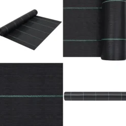 Haveduge^Ukrudtsdug 2x25 m PP sort - Ukrudtsmembran - Ukrudtsmembraner - Home & Living