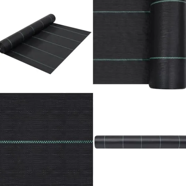 Haveduge^Ukrudtsdug 2x25 m PP sort - Ukrudtsmembran - Ukrudtsmembraner - Home & Living