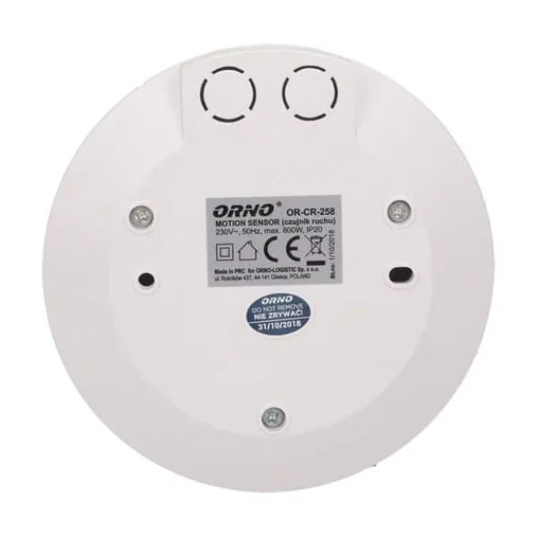Clearance Ultra-flad loft bevægelsessensor OR-CR-258 hvid Bevægelsesdetektorer