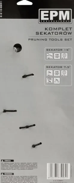 Haveværktøj^UNIVERSAL BESKÆRINGSSAKSSÆT - E-210-8891