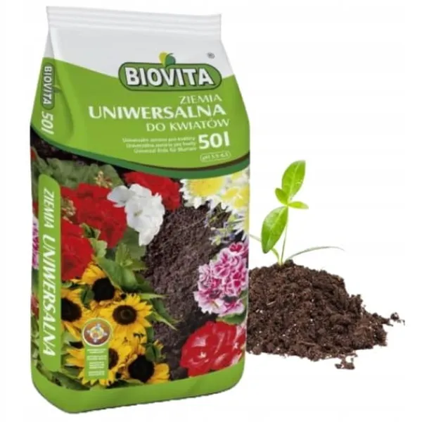 Jord & Sand^Universal jord til blomster havesubstrat 50l