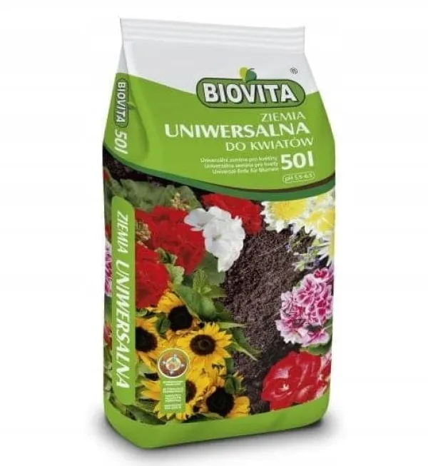 Jord & Sand^Universal jord til blomster havesubstrat 50l