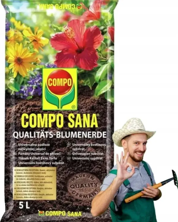 Discount Universal substrat til planter 5l - en blanding af tørv, perlit og dolomit Jord & Sand