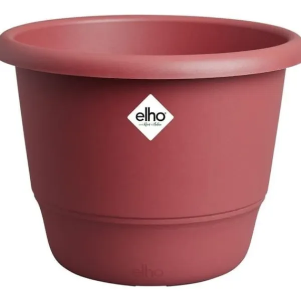 Krukker & Plantebeholdere^Urtepotte - ELHO - Amiga Rund 47 - Rød - Ø 47 x H 35 cm - Udendørs - 100% genbrugt