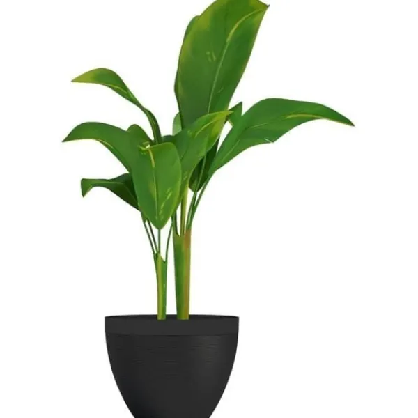 Krukker & Plantebeholdere^Urtepotte - GARDEN ID - Green Care Impact Sort-Ant - 30 x 26 cm - 10 års garanti - 100% genanvendt - UV/frostbestandig